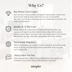 mopio Ensley 59" Walnut TV Stand for 55/60/65 inch TV - Image 3
