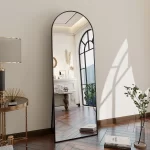 Metal Arch Full Length Mirror Floor Mirror Wall-Mounted - Image 34